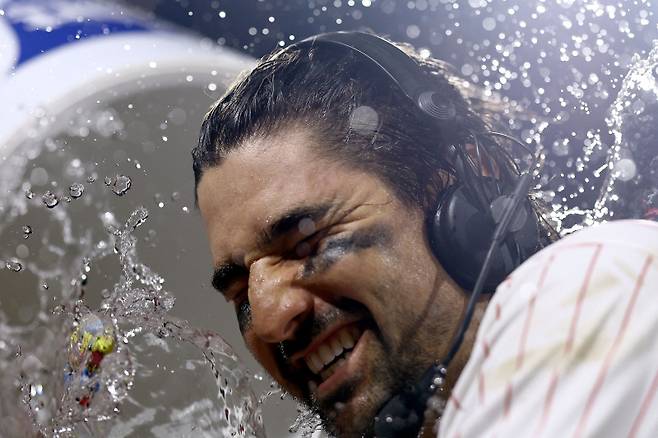 <yonhap photo-3893="">필라델피아를 떠날 가능성이 커진 닉 카스테야노스. [AFP=연합뉴스]</yonhap>