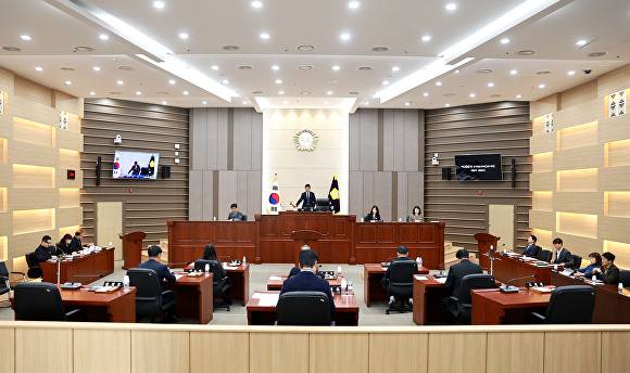 성주군의회 임시회 전경 [사진=성주군의회]