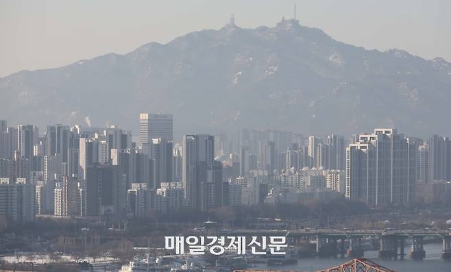 3일 서울 응봉산에서 바라본 반포 일대 아파트. 2026.2.3 [한주형 기자]