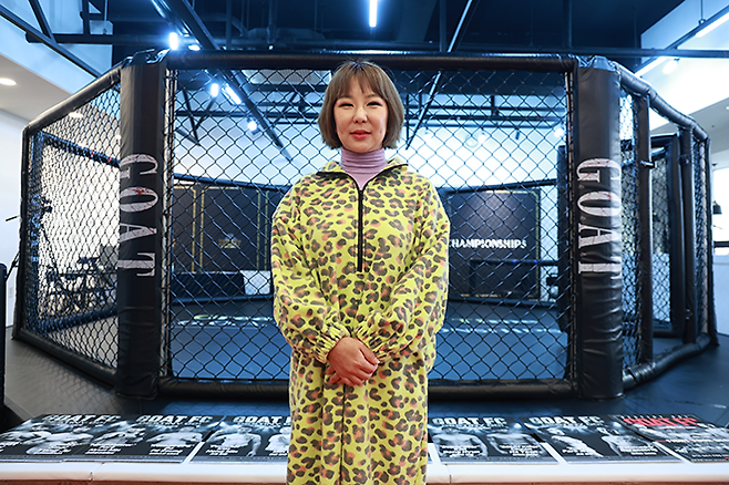 2026년 1월 종합격투기 프로대회 GOAT FC DESTINY 001 개최 전날 고트FC 김두희 대표. 사진=랭크파이브 정성욱 기자 제공