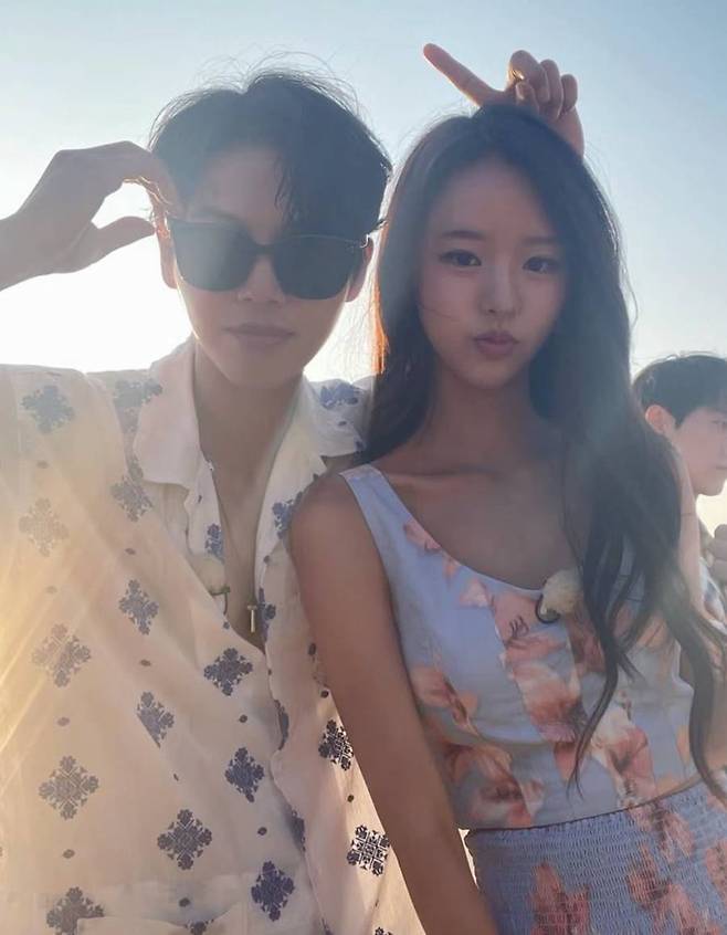 ▲ 임수빈(왼쪽), 박희선. 출처| 임수빈 SNS