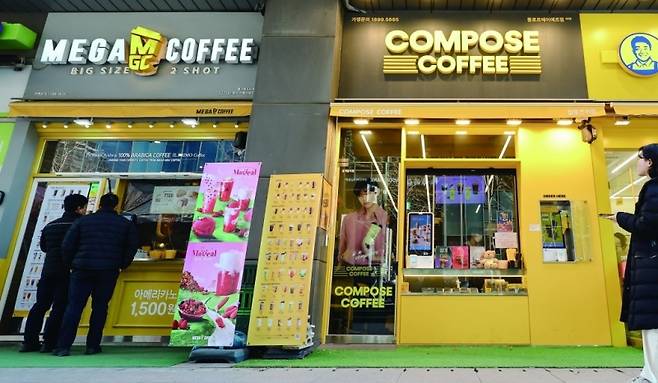 저가커피에 손을 뻗는 사모펀드가 늘고 있다.[사진｜뉴시스]