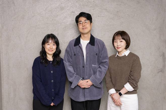 박지수(왼쪽부터) 김재원 김정현 PD(사진=넷플릭스)