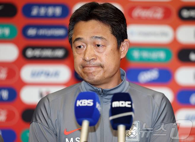 이민성 대한민국 23세 이하(U-23) 축구 대표팀 감독. ⓒ 뉴스1 김진환 기자