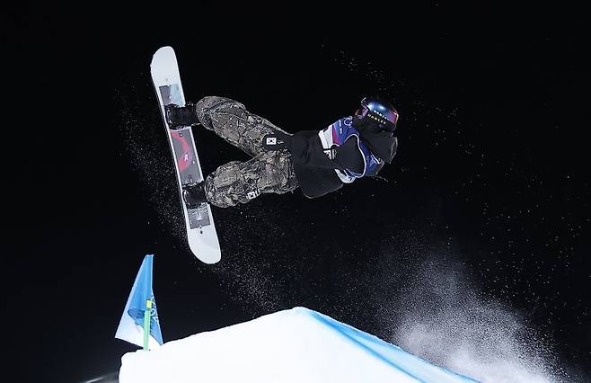 스노보드 경기 장면. 연합뉴스