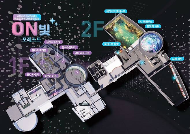 온빛포레스트 미디어아트관 조감도. 강릉관광개발공사 제공