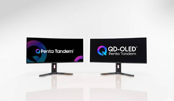 삼성디스플레이 QD-OLED만의 독창적인 5중 적층 구조를 상표화한 프리미엄 기술 브랜드 'QD-OLED Penta Tandem™' [사진=삼성디스플레이]