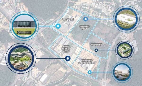 파주 통일동산 내 ‘파주박물관 문화클러스터’ 부지 위치도. 파주시 제공