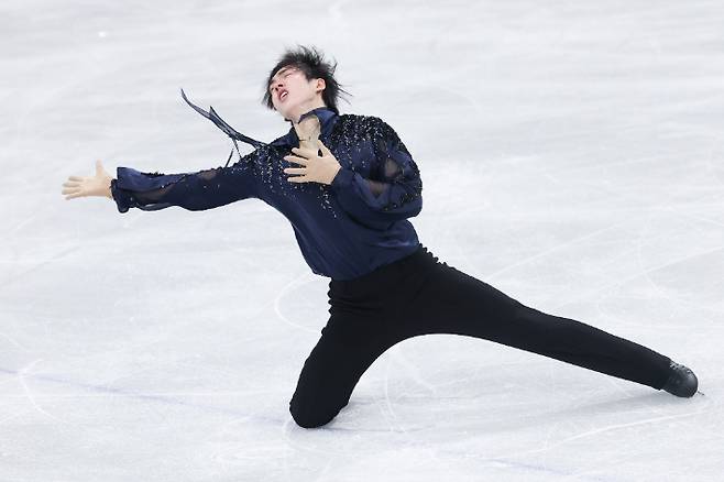 차준환의 연기. 연합뉴스