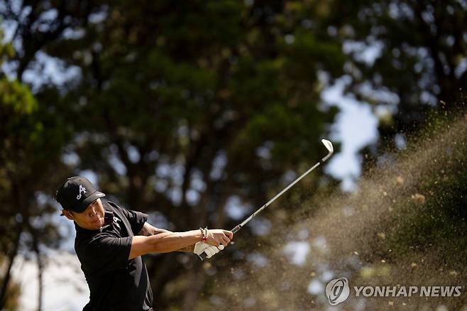 앤서니 김의 경기 모습.  [AP=연합뉴스]