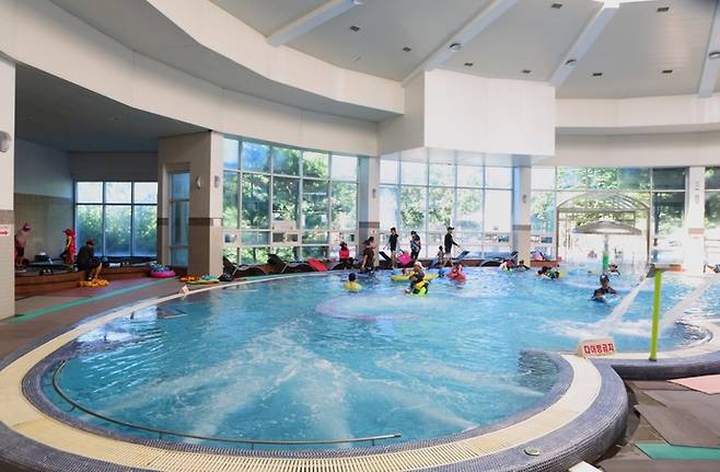 포천 신북리조트 스프링폴 온천. 사진=경기관광공사