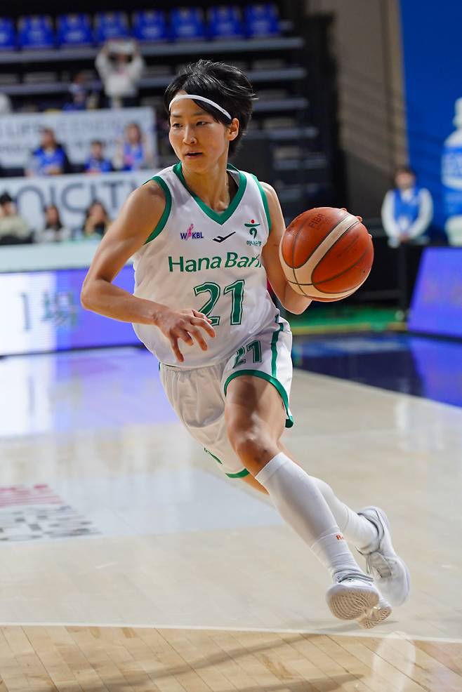 하나은행 이이지마 사키. 사진제공=WKBL