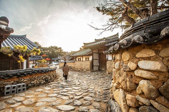 '2026-2027 로컬100'에 선정된 곳 중 하나인 경남 함양 개평한옥마을은 조선시대 성리학의 대가 일두 정여창 가옥인 '일두고택'(오른쪽)과 '솔송주문화관'(왼쪽) 등이 모여 있다. / 김종연 영상미디어 객원기자