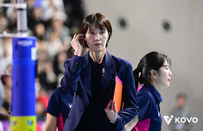 요시하라 토모코 흥국생명 감독. KOVO 제공