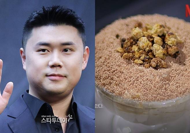 권성준 셰프가 ‘흑백요리사’에서 선보였던 밤티라미수. 사진| 스타투데이 DB, 넷플릭스