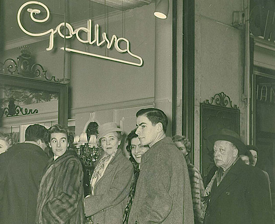 미국 뉴욕 5번가 고디바 부티크 매장