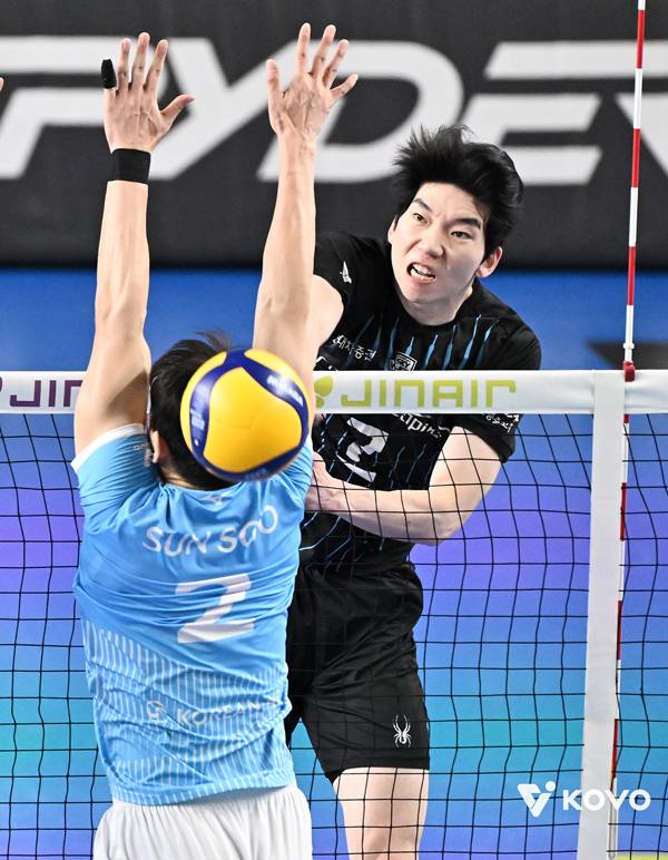 허수봉은 팀 공격을 이끌었다. 사진 제공= KOVO