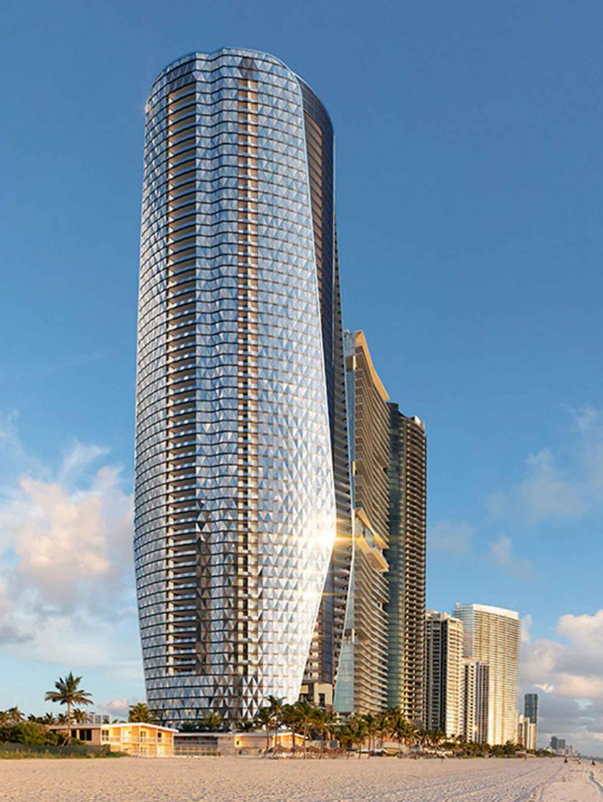 벤틀리 레지던스 마이애미 조감도.  [벤틀리 모터스 홈페이지 갈무리]