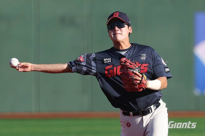 ▲ 김세민 ⓒ롯데 자이언츠