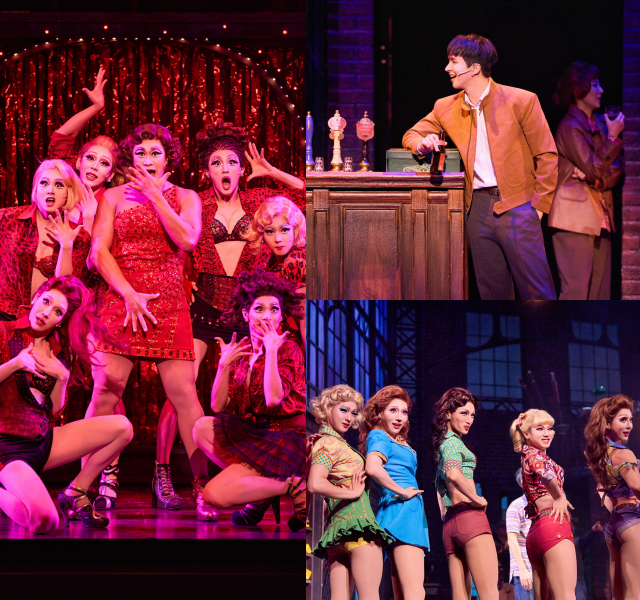 오는 3월 29일까지 샤롯데씨어터에서 공연되는 '킹키부츠'의 킥은 엔젤들이다. 이들은 무대 아래로 내려와 관객들과 눈을 맞추고 함께 춤을 추며 무대와 객석의 경계를 제대로 허문다. . /CJ ENM