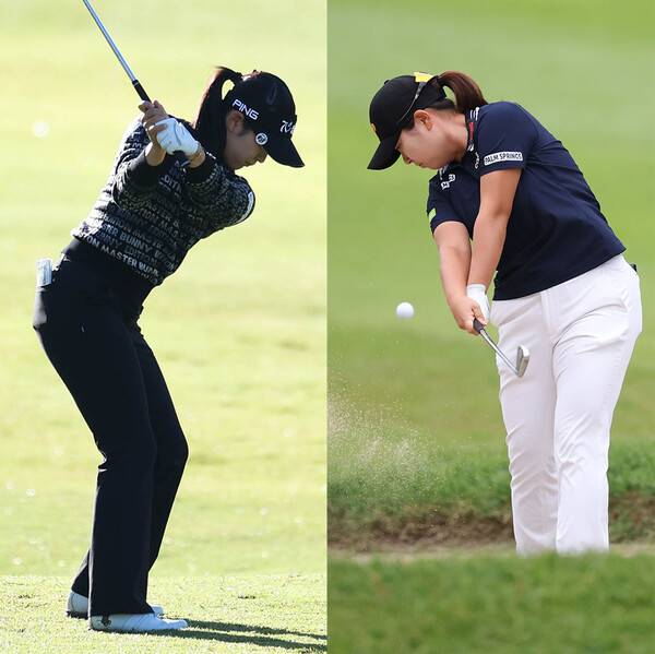 최혜진, 윤이나, 양희영, 이소미, 이동은, 방신실, 박혜준, 배소현, 김민솔, 서교림, 마다솜, 정윤지, 고지원, 김민선7, 김시현, 박보겸, 이채은2 프로와 함께 2026년 유럽여자프로골프투어(LET) 개막전 PIF 사우디 레이디스 인비테이셔널에 출전한 한국여자프로골프(KLPGA) 투어 멤버 유현조, 홍정민 프로. 사진은 2025년 대회 때 모습이다. 사진제공=KLPGA (사진을 무단으로 사용하지 마십시오.)