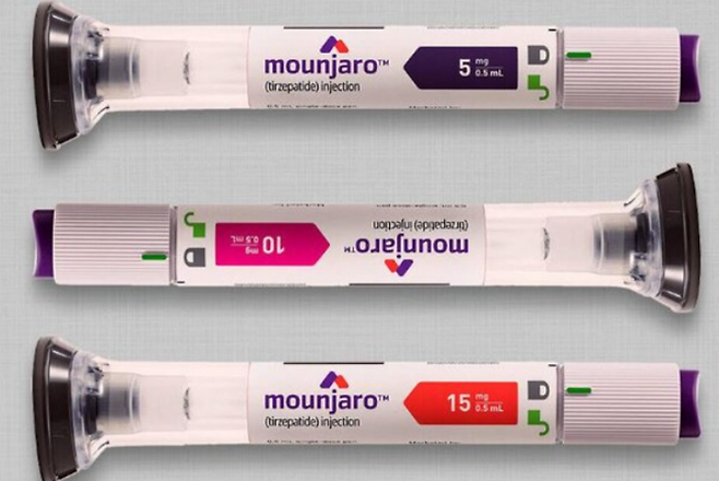 일라이릴리의 주사형 비만 치료제 마운자로.