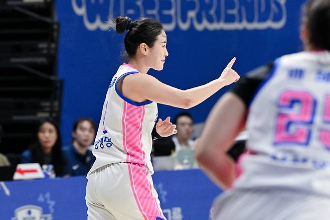[서울=뉴시스] 여자프로농구 용인 삼성생몀의 김아름. (사진=WKBL 제공) 2026.02.15. photo@newsis.com *재판매 및 DB 금지