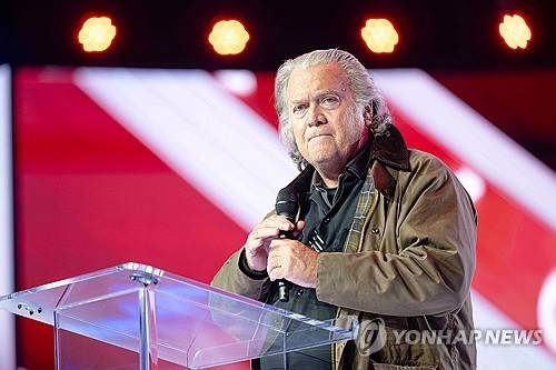 스티브 배넌 전 백악관 수석 전략가 [AP=연합뉴스 자료사진]