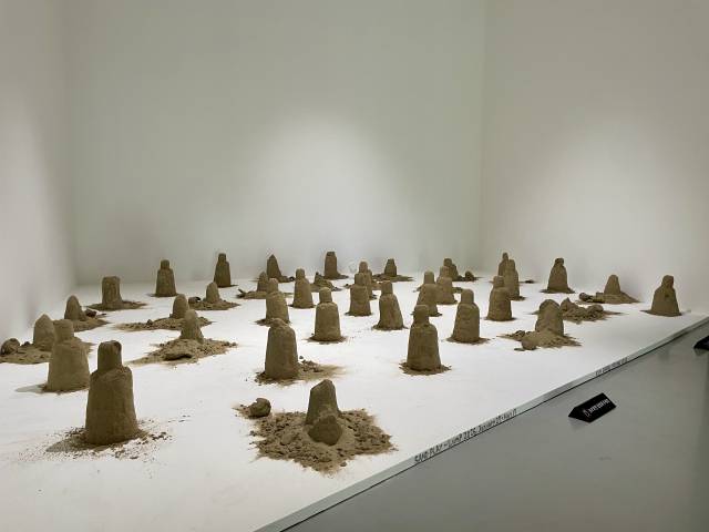 포항시립미술관에서 열리고 있는 김창영 개인전 전경. 이연정 기자