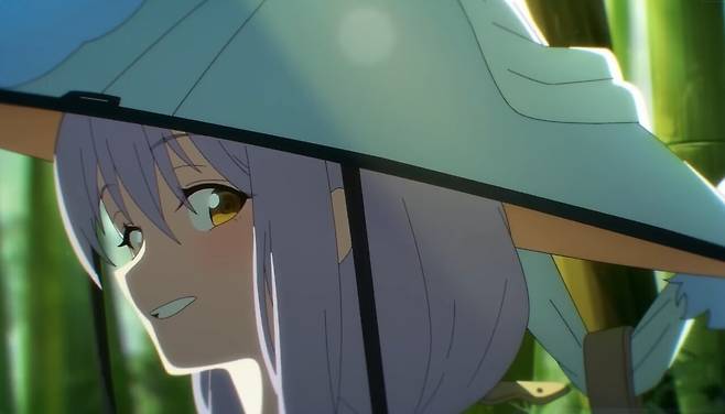 애니메이션 트레일러 속 이 장면에 니케를 시작했다.