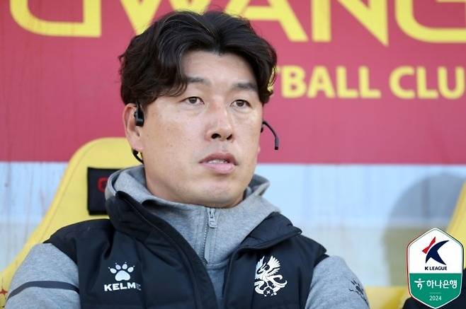 광주 FC 이정규 감독. 사진=한국프로축구연맹