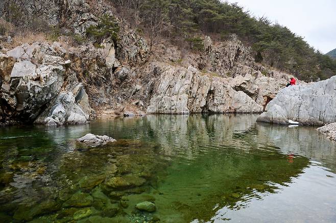 울진 왕피천 계곡