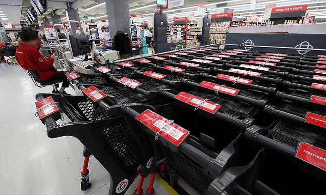 서울 시내 한 홈플러스 모습. 뉴시스