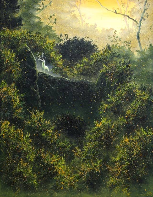 김산, 본향(本鄕)-빛의 숲, 2026. 블루브릭 갤러리 제공