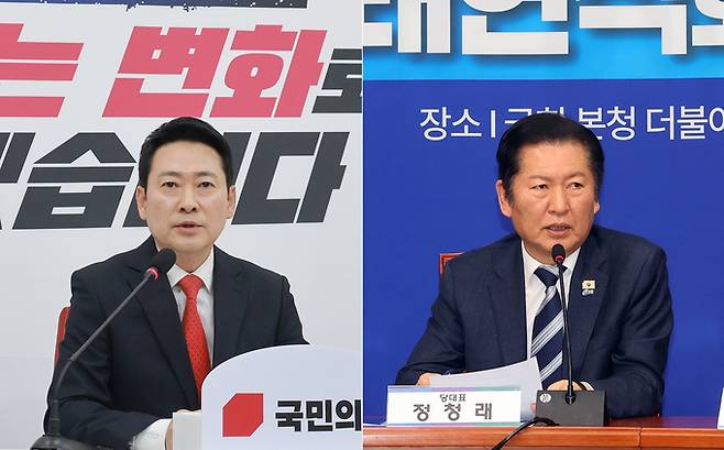 ▲ 국민의힘 장동혁 대표와 더불어민주당 정청래 대표. 연합뉴스
