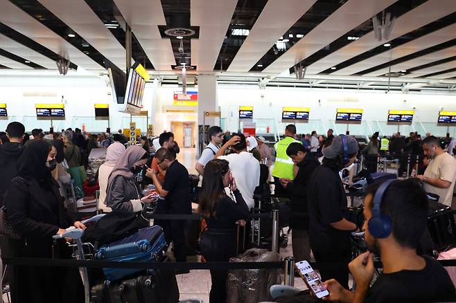 영국 히스로 국제공항 내부. /연합뉴스