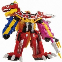 2014년 국내에서 품귀현상을 빚었던 ‘파워레인저 다이노포스 DX티라노킹’ 로봇 완구. 경향신문 자료사진