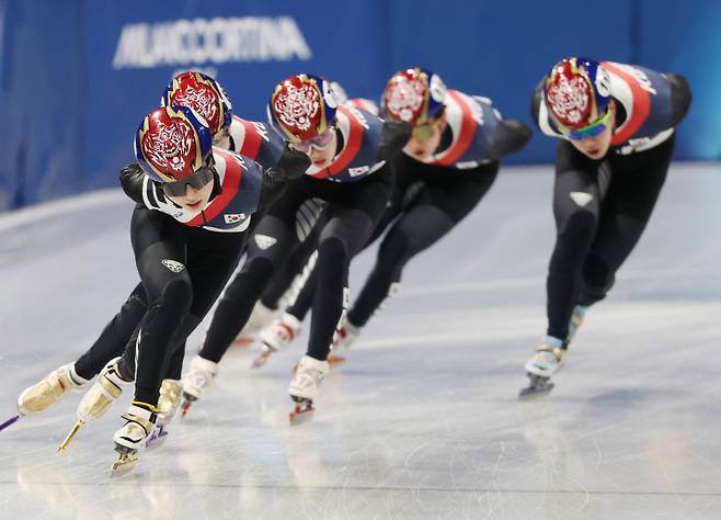 한국 쇼트트랙 대표팀. 연합뉴스