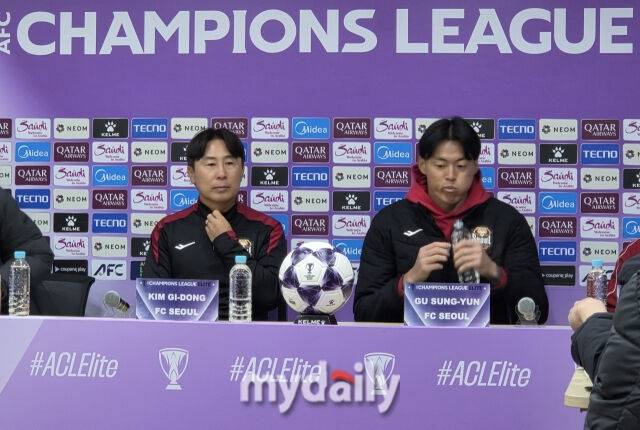 김기동 FC서울 감독, 구성윤(왼쪽부터)./마이데일리 DB