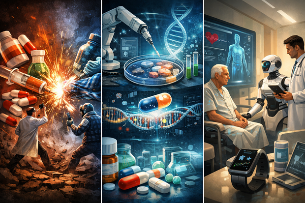 뉴 바이오를 형상화한 AI 이미지.