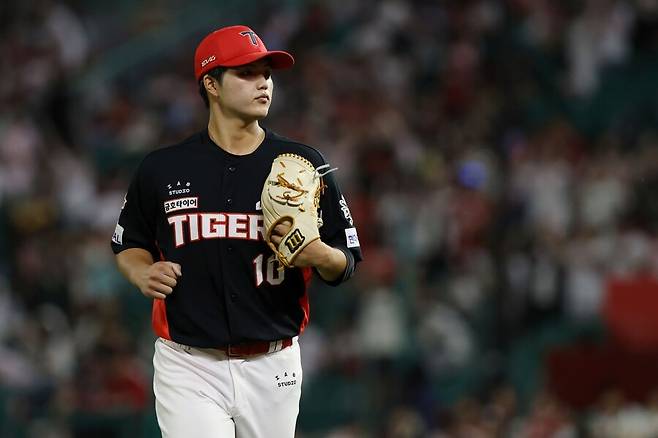 ▲ 올 시즌 한 단계 더 성장한 모습으로 신인상 유력 후보로도 치고 올라온 김태형 ⓒKIA타이거즈