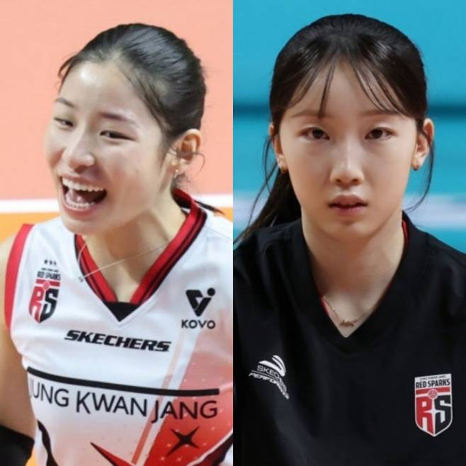 정관장의 인쿠시(왼쪽)와 최서현. /사진=김진경 대기자