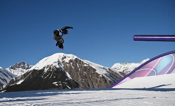 유승은의 슬로프스타일 예선 경기 모습. 연합뉴스