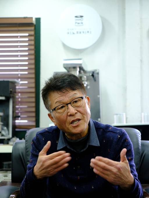 임경환 이노패키지 대표가 인터뷰를 하고 있다. /사진=김승호 기자