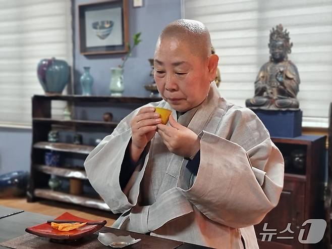 청량사, 황룡사 주지 보혜 스님. ⓒ News1 임순택 기자