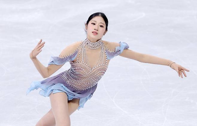 피겨 이해인이 17일(현지시간) 이탈리아 밀라노 아이스스케이팅 아레나에서 열린 2026 밀라노·코르티나담페초 동계올림픽 피겨 스케이팅 여자 싱글 쇼트 프로그램에서 연기를 펼치고 있다. 2026.2.18 ⓒ 뉴스1 김성진 기자 /사진=뉴스1