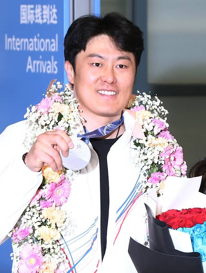 평행대회전 은메달 김상겸. 뉴스1