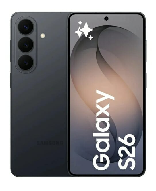 갤럭시S26 블랙 모델 렌더링 이미지. [에반 블라스 @evleaks]