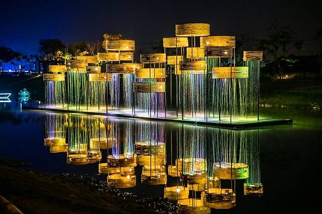 위에진항 등불 축제.  /사진= 타이난시