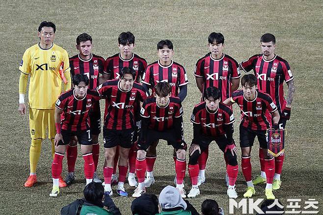 FC 서울 선수들이 산프레체 히로시마전에 앞서 기념 촬영에 임하고 있다. 사진=이근승 기자